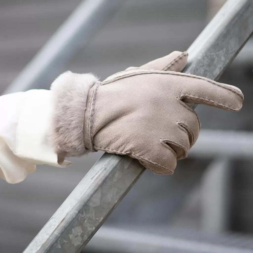 lamswollen handschoenen