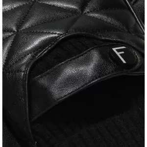 Logan Elite lined eco leather gloves with motif