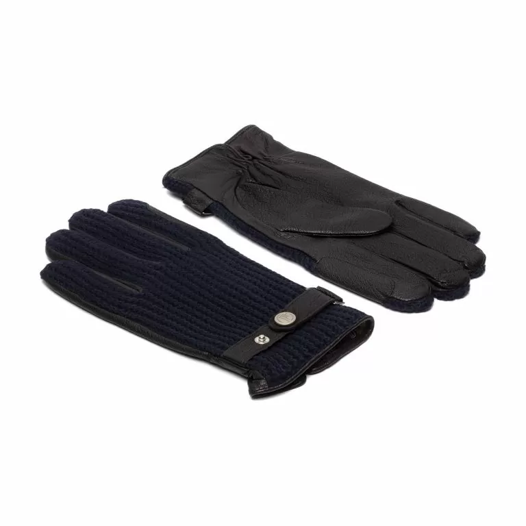 MGGM collection Leren dameshandschoenen kasjmier gevoerd, zwart, L