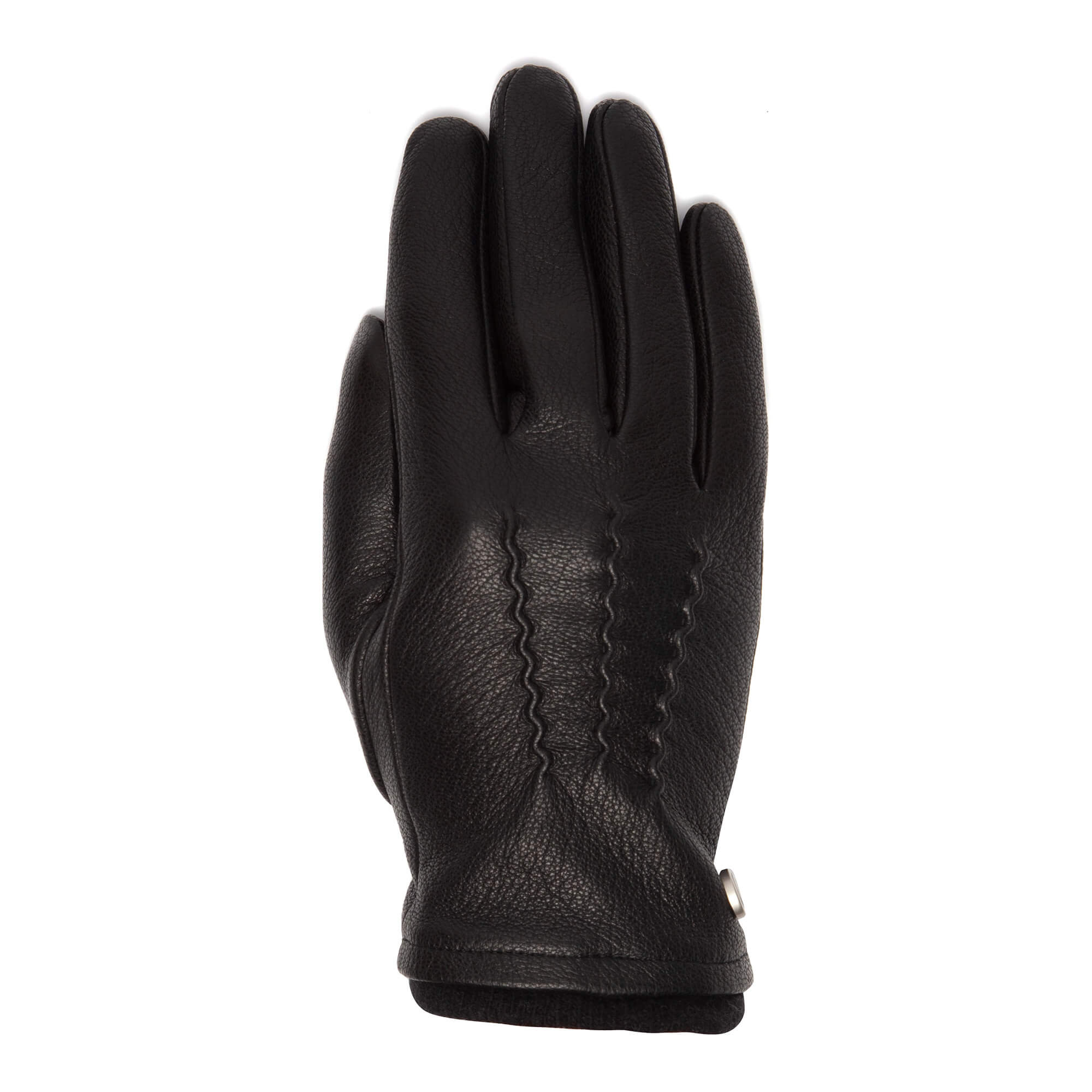gants 100% cuir véritable noir pour homme Moto Tactile Hiver Chauffante  Laine