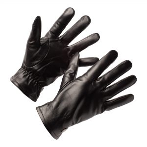 Heren Accessoires voor voor Handschoenen voor Corneliani Leer Handschoenen Met Gespsluiting in het Zwart voor heren 