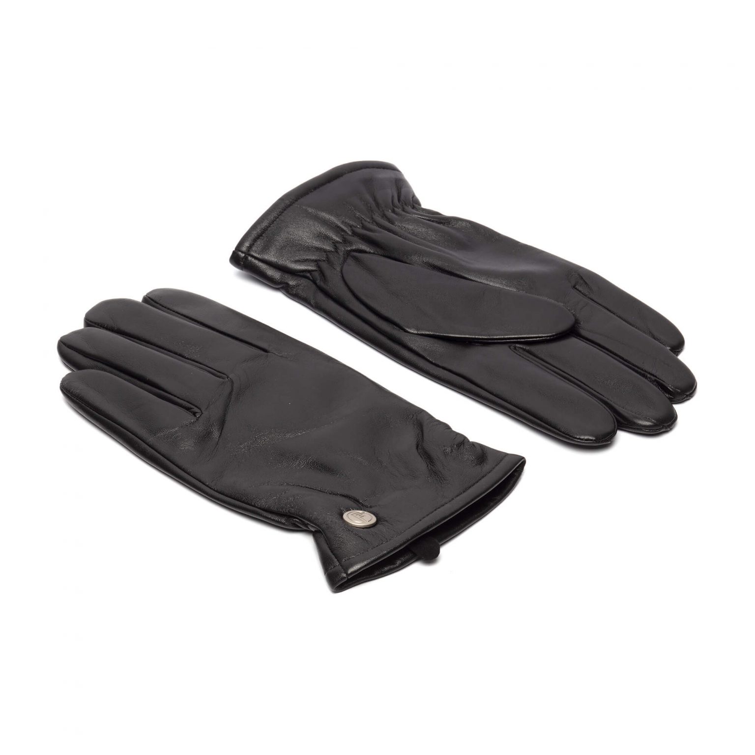 BOSS leren handschoenen zwart | wehkamp