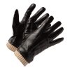 milan vegan leather gloves men touchscreen