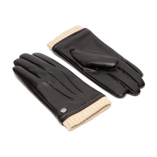 vegan leather gloves mens touchscreen