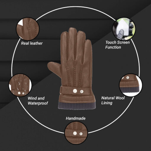 advantages leather gloves men