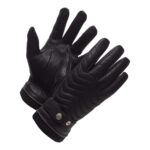 Mason (Geitenleder) - Zwarte lederen Handschoenen voor Heren met 100% Wollen Voering & Touchscreen-functie