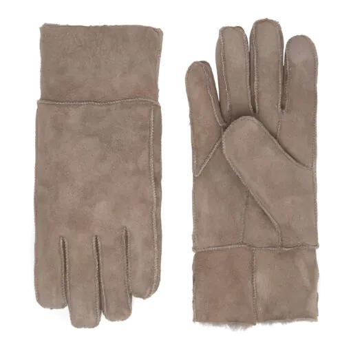 Dessus et paume des gants en daim
