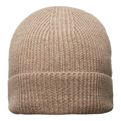 Riley - Warme Beige Muts Merino Wol | Premium kwaliteit | Heerlijk Zacht, Ademend en Jeukvrij | Unisex - Afbeelding 2