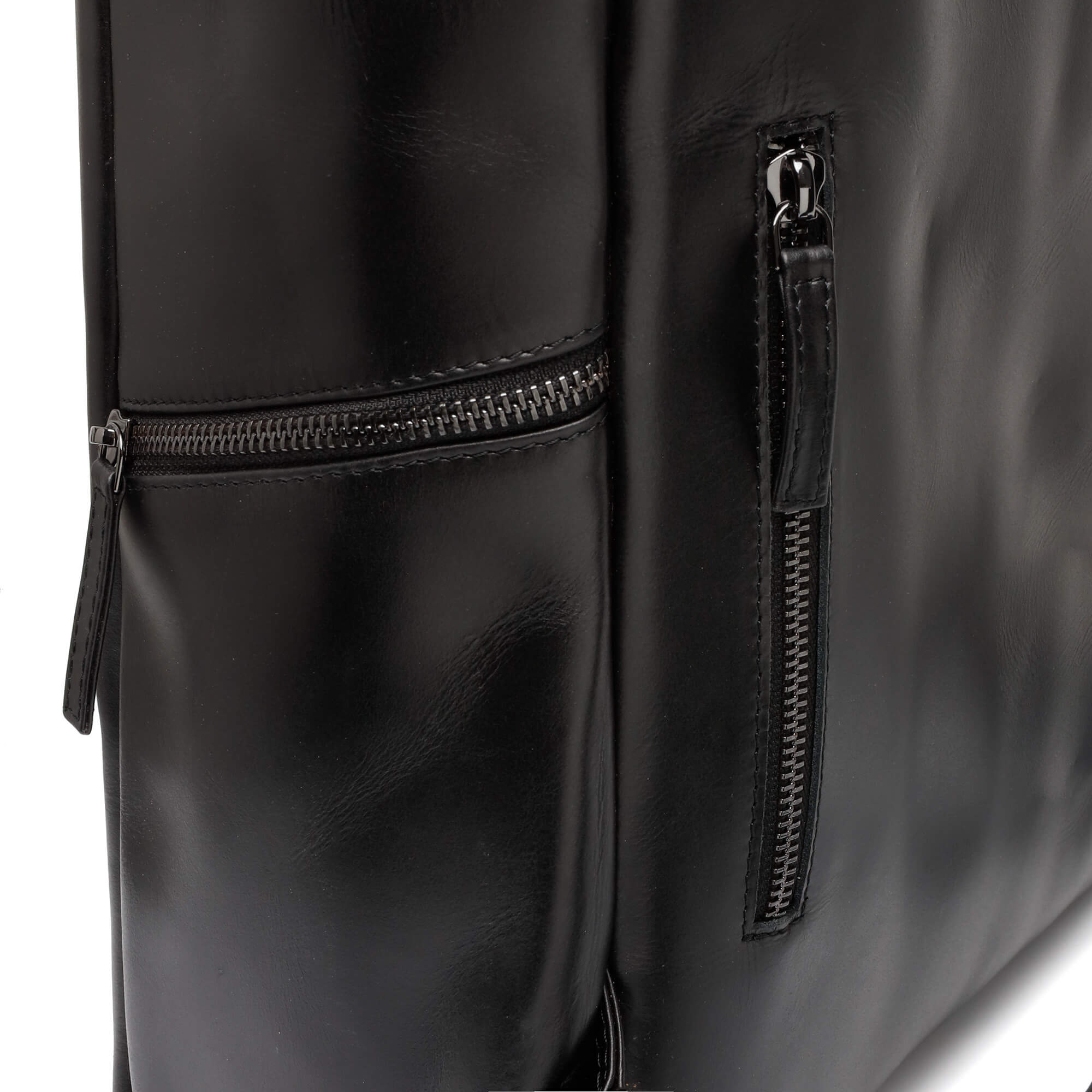Detail nero zwart leren rugtas frickin