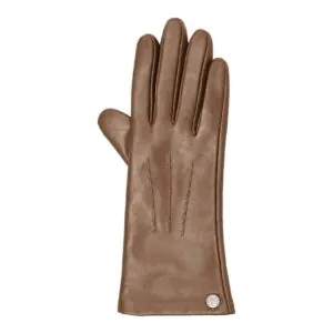 taupe handschoen leer