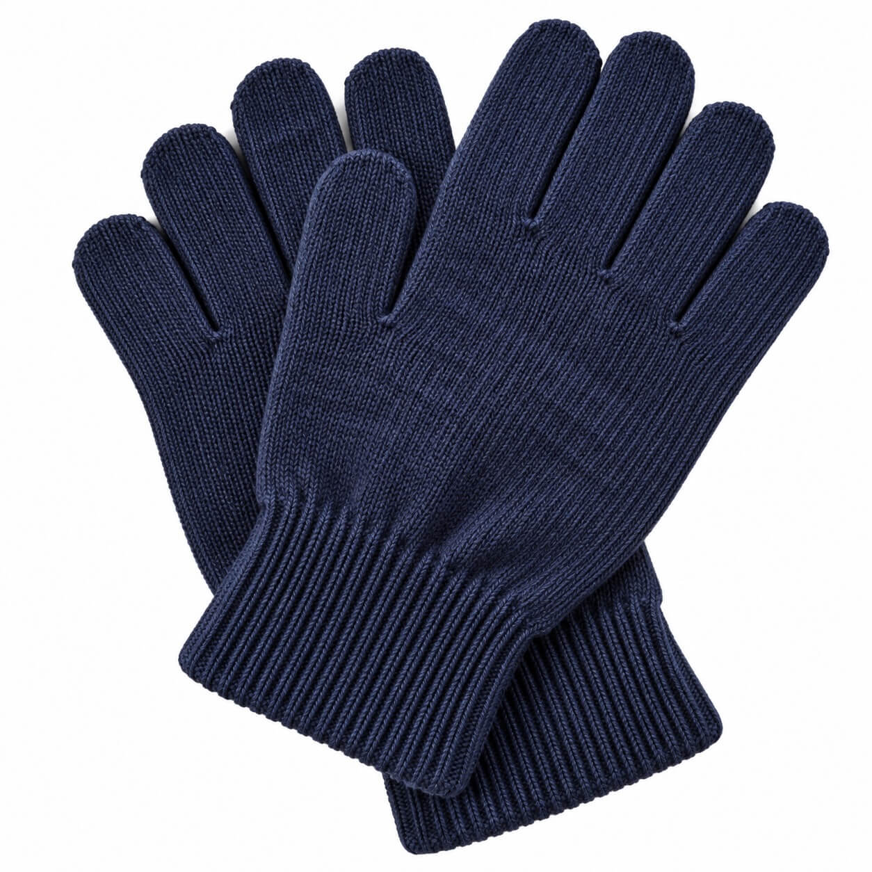 blauwe handschoenen merino wol