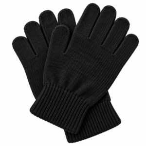 Jordan - Warme Zwarte Handschoenen Merino Wol