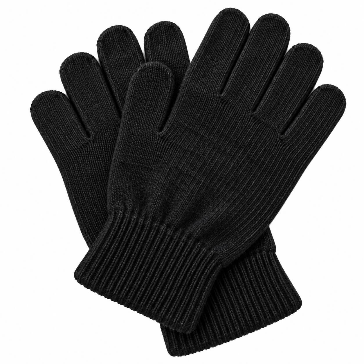 Jordan - Warme Zwarte Handschoenen Merino Wol