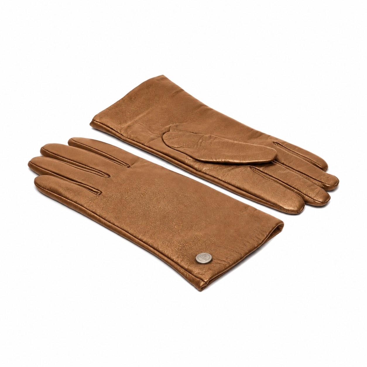 ava champagne gouden handschoenen voor dames