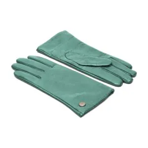 groen lederen dames handschoenen palm en top