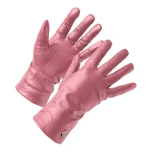 roze leren dames handschoenen frickin